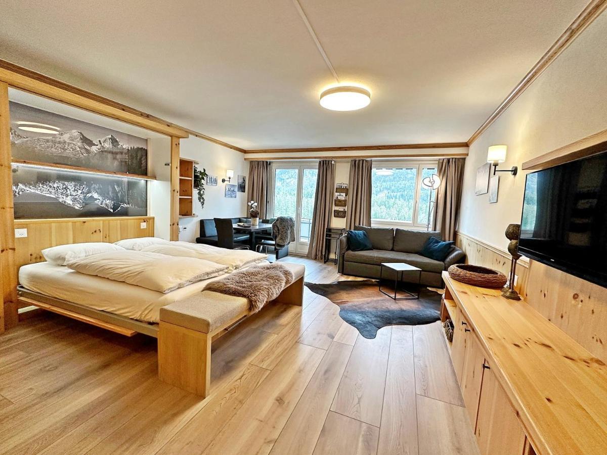 42M2 Alpenschick Mit Balkon, Ausblick, Pool - E405 Apartment St. Moritz Exterior photo