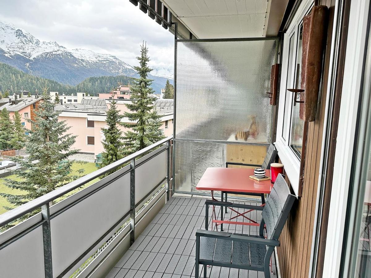 42M2 Alpenschick Mit Balkon, Ausblick, Pool - E405 Apartment St. Moritz Exterior photo
