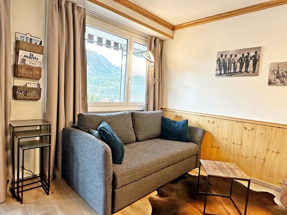 42M2 Alpenschick Mit Balkon, Ausblick, Pool - E405 Apartment St. Moritz Exterior photo